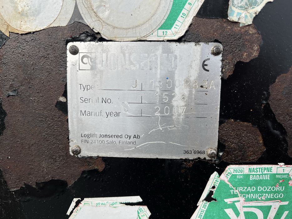 Кран маніпулятор Jonsered 1300 L   Loglift Epsilon Palfinger Hiab