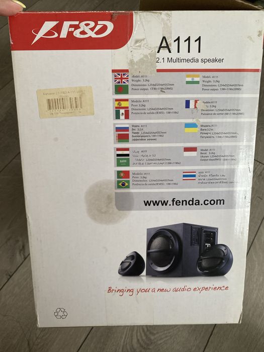 Акустисеская система f&d 111