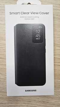 Futerał oryginalny Samsung S22 Plus S22+ Smart Clear View Cover czarny