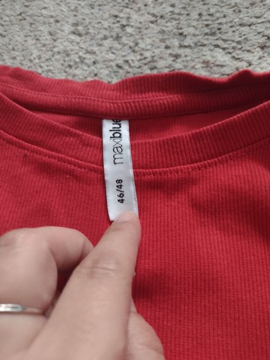 Bluzka czerwona maskujaca