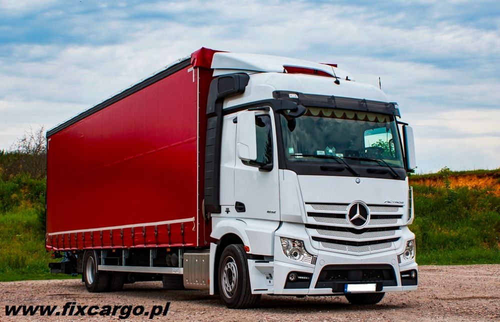 Transport firanka platforma 13,6m ciężarowy TIR 1-24t Szczecin Gorzów