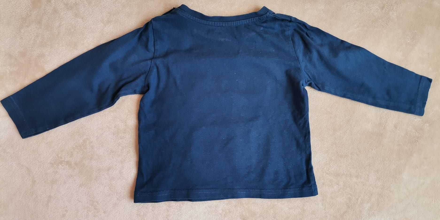 Bluzka od piżamy koszulka z długim rękawem chłopięca lupilu 86/92