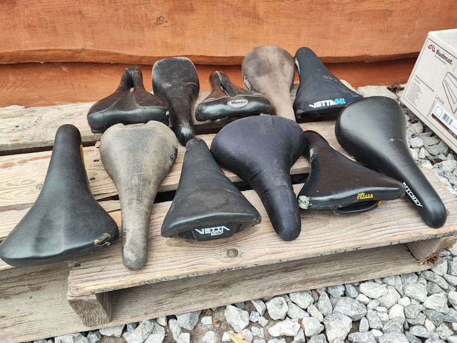 Pakiet siodełek rowerowych retro mtb Selle Italia Vuelta Bontrager