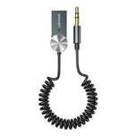 USAMS Adapter audio Bluetooth 5.0USB-AUX szary/tarnish SJ464JSQ0