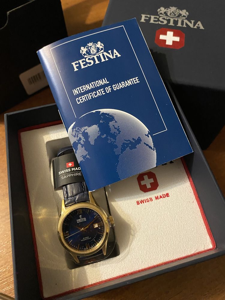 Оригінальний Швейцарський годинник Festina Swiss Made F20009/3