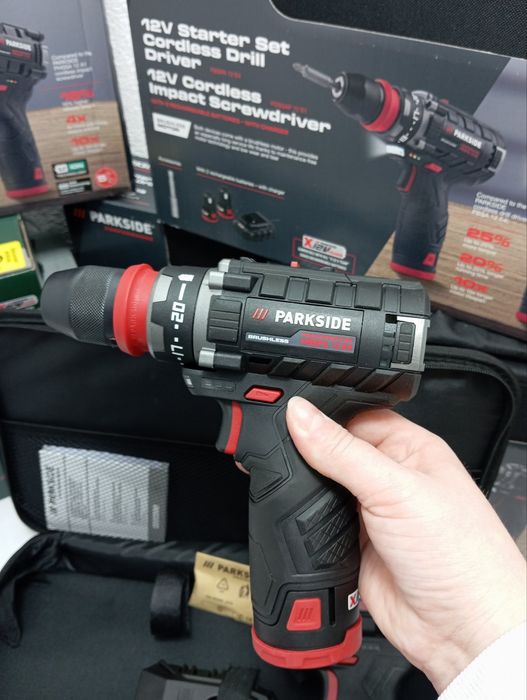 Шуруповер дриль, імпакт Parkside Performance PDSSAP 12, PBSPA 12 паркс