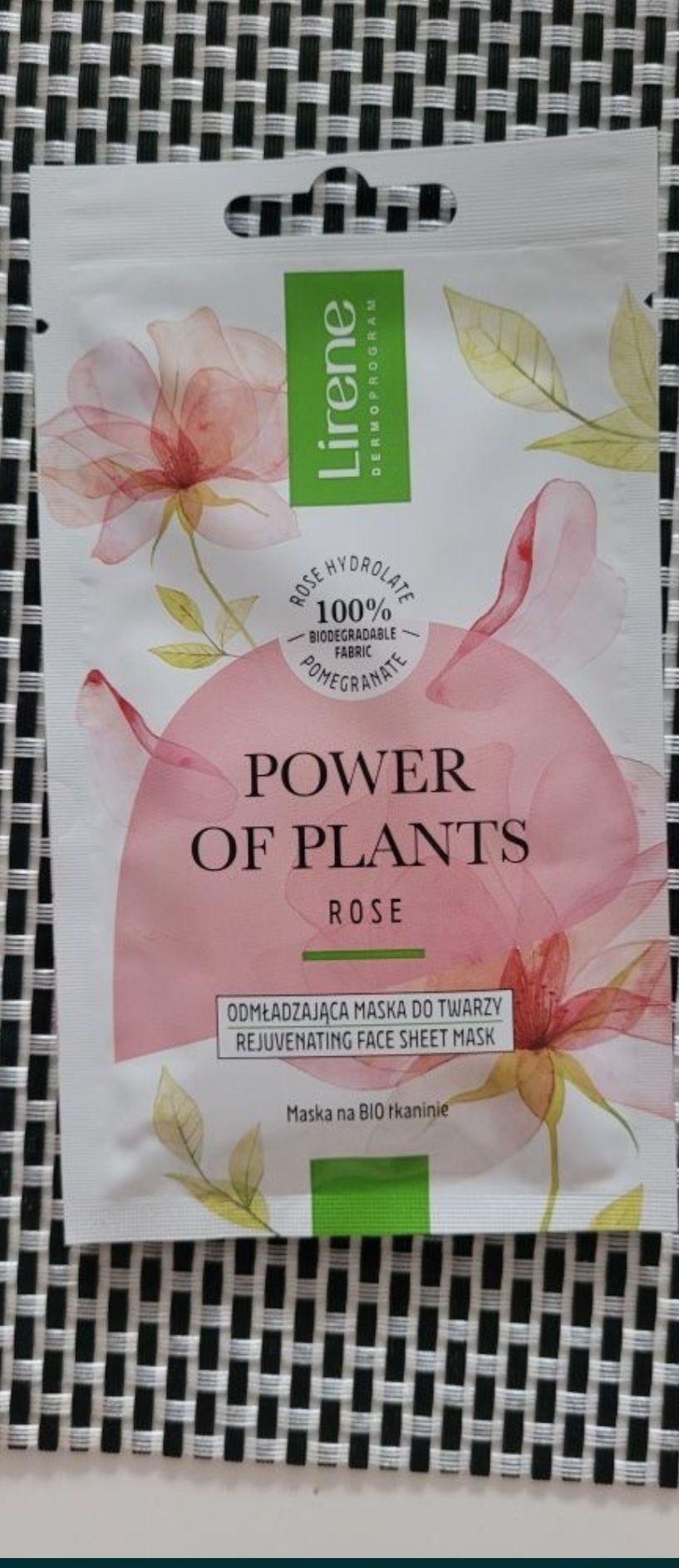 Lirene POWER OF PLANTS Odmładzająca maska do twarzy RÓŻA
