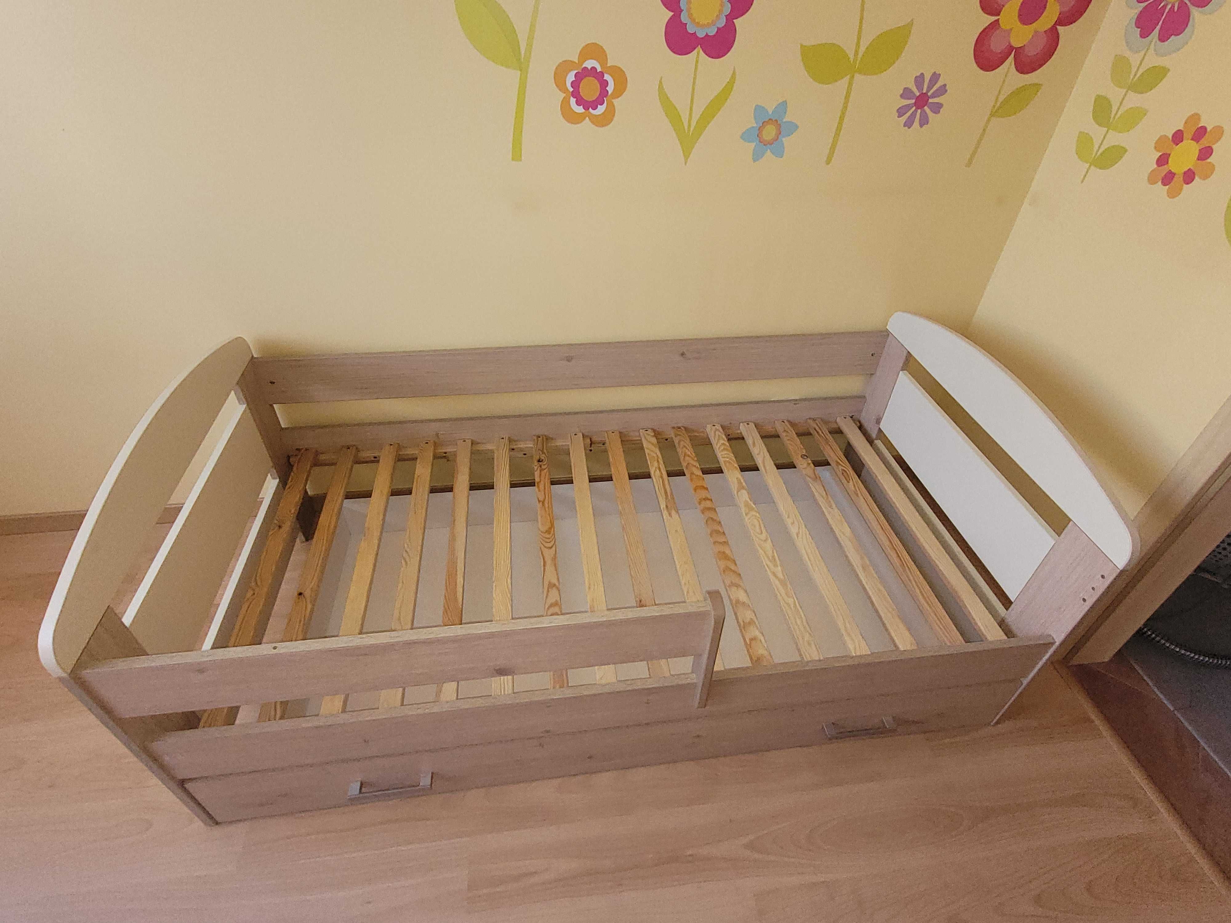 Łóżko dziecięce Pinewood KASIA 160x80 + materac lateksowy Hevea Junior