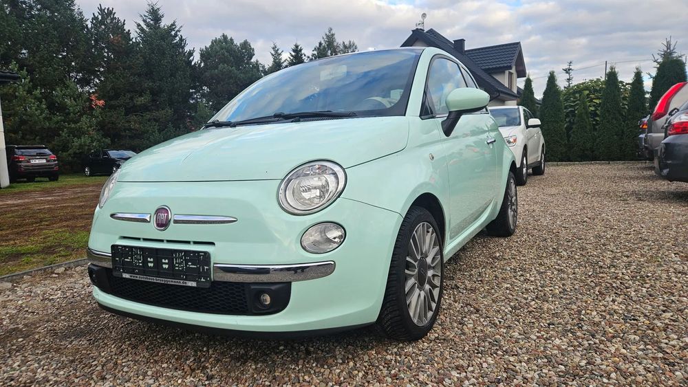 Fiat 500 100% BEZWYPADKOWY org.lakier ***  SUPER STAN   *** Opłacony