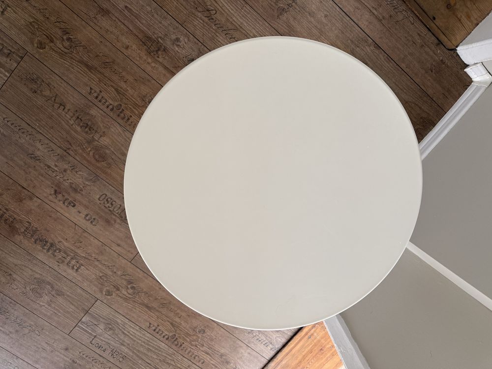 Stolik Ikea okragły metalowy