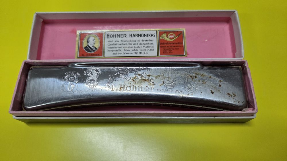 Harmonijka harmonikas Hohner klasyl zabytek ddr GDR PRL Germany