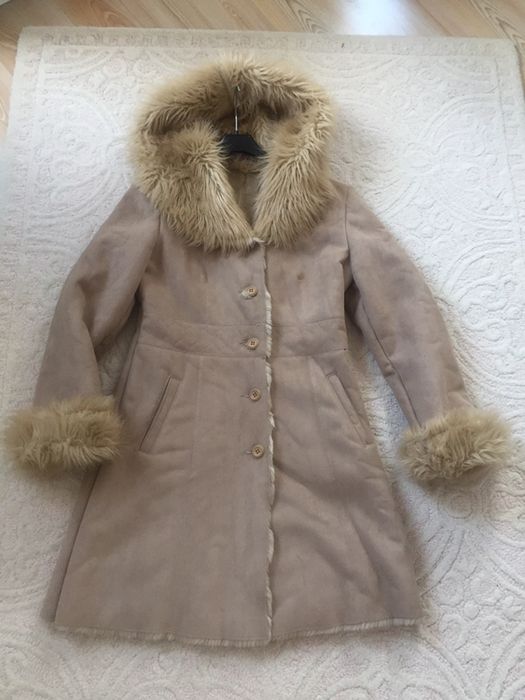 Kożuch ekologiczny z kapturem ConMar M/38/salon 439 zł