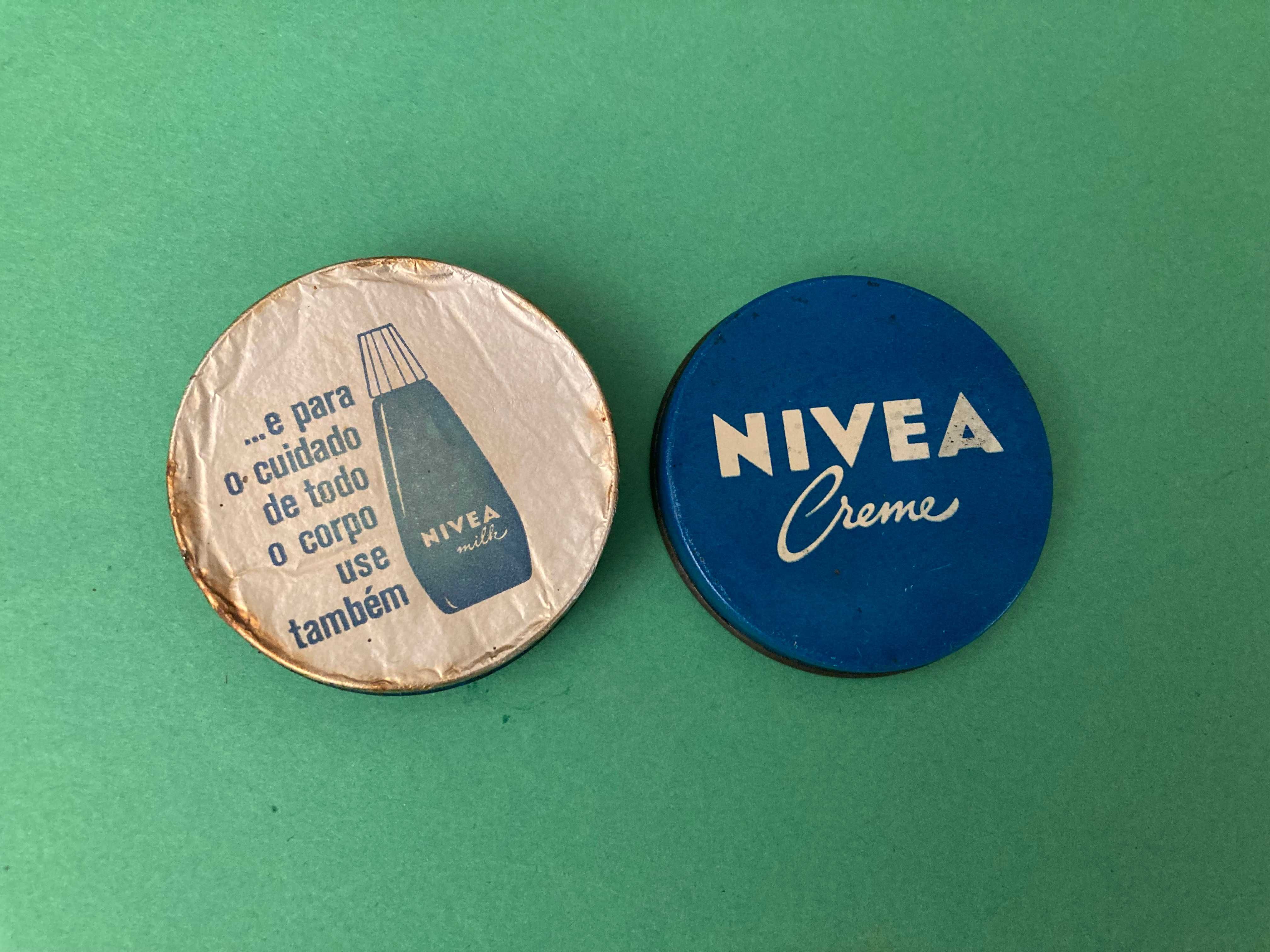Rara Latinha de Creme Nívea Fabricado em Portugal Anos 60/70 Nova