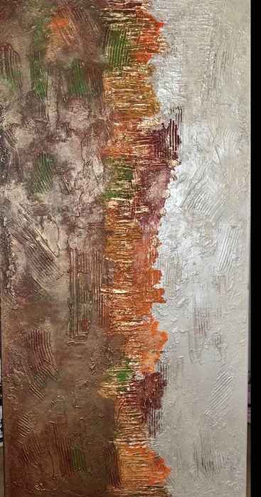 Autumn Warmth 140x70 obraz akryl mix media