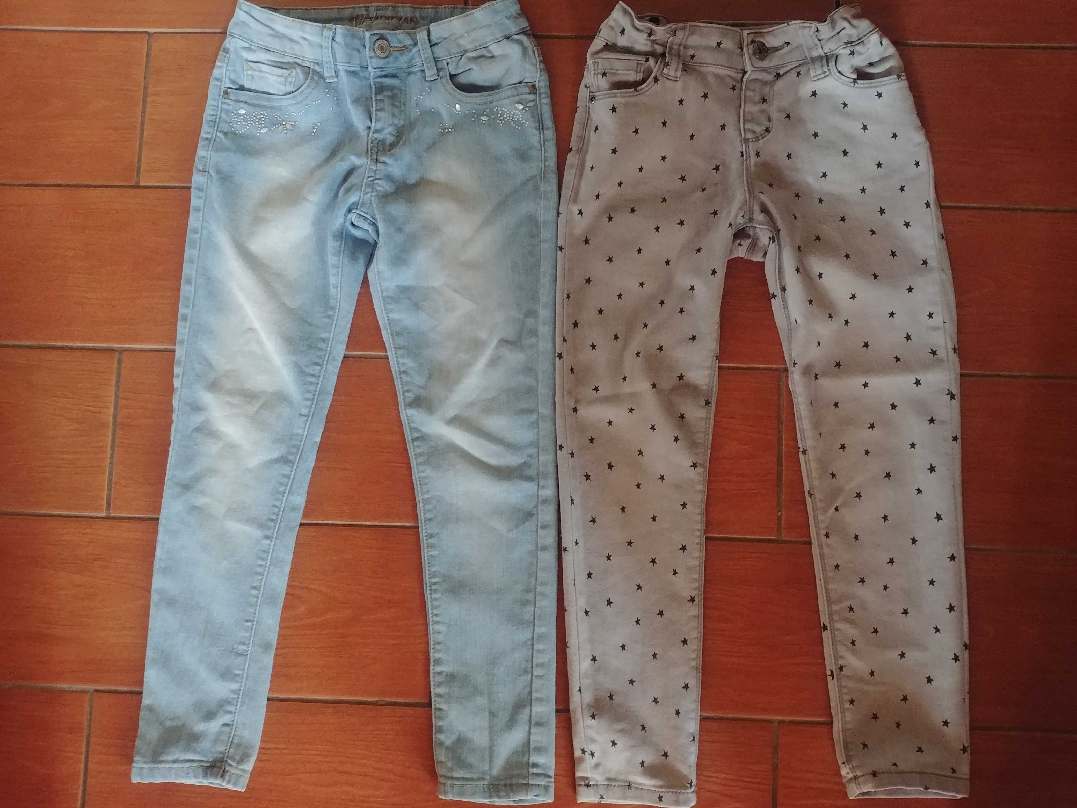 Jak nowe 122 128 Denim Co spodnie jeans dla dziewczynki