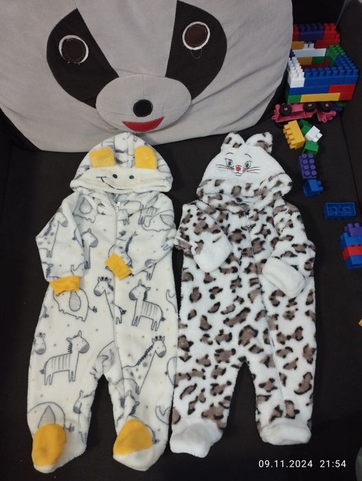 Комбінезон ромпер дитячий теплий розмір 56, 62, 68