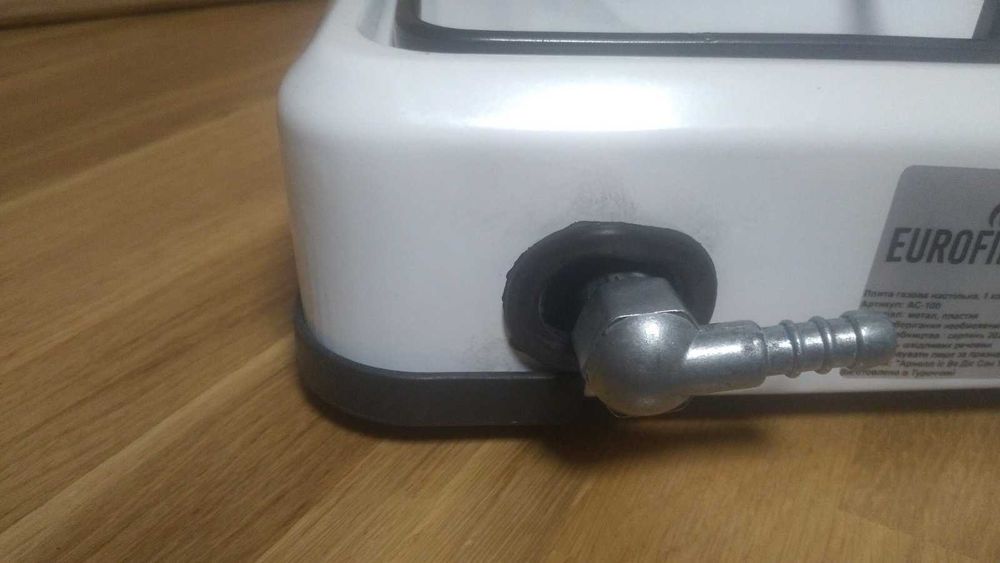 Настольная газовая плита на 2 конфорки таганок от баллона