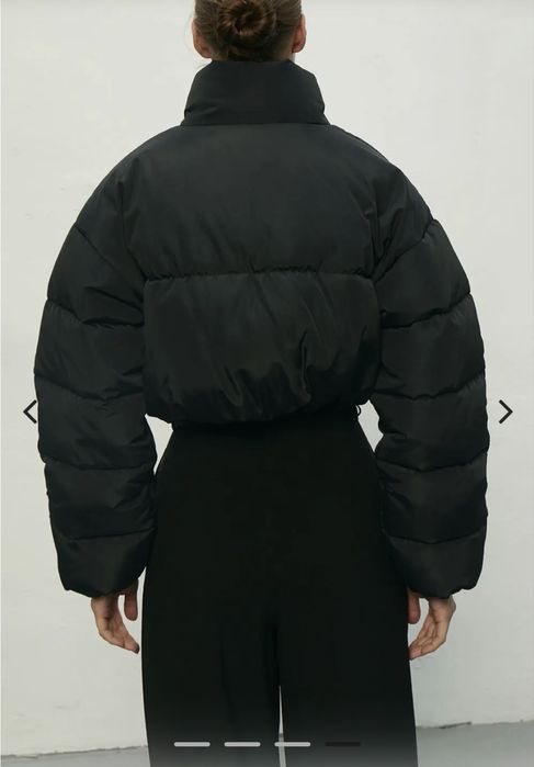 Вкорочена куртка пуфер від укр. бренду PAPAYA