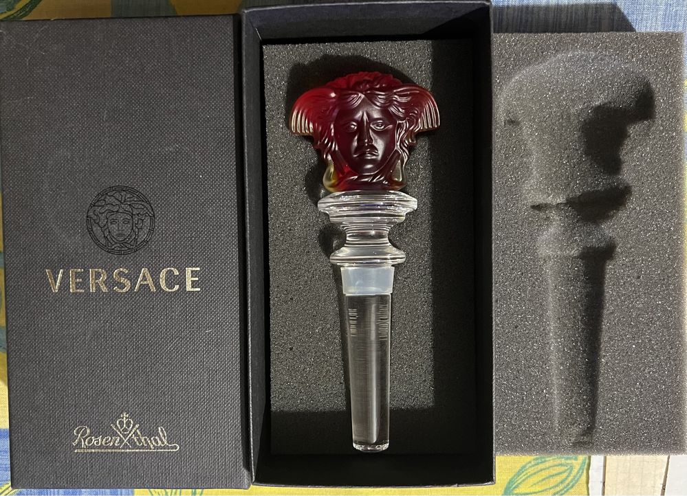 Пробка Versace bottle stopper Rosenthal Amber