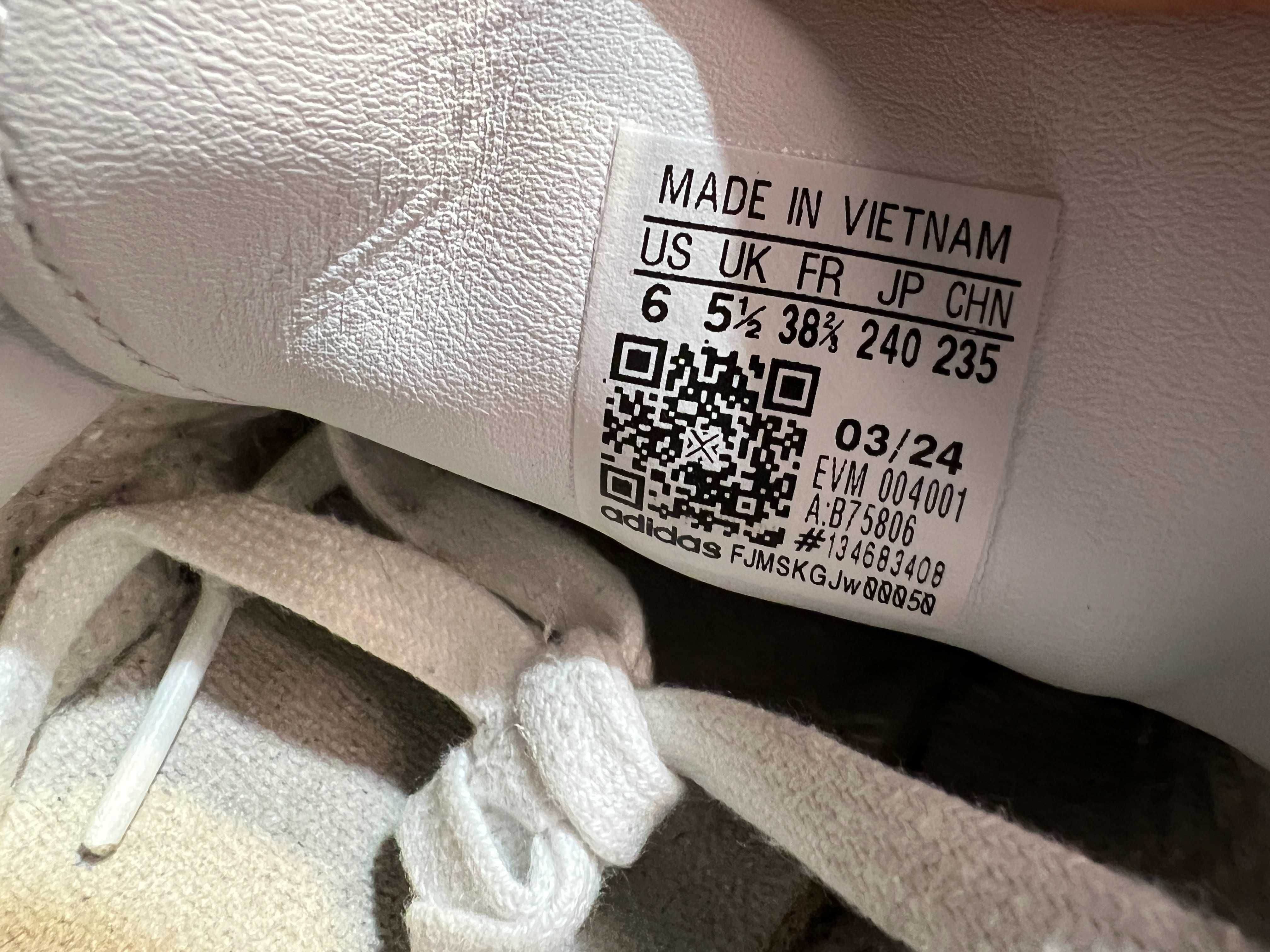 Białe buty Adidas Samba 38,5