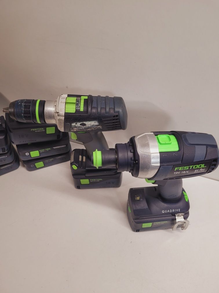 Festool TDC 18/4, DRC 18/4 безщітковий акумуляторний шуруповерт