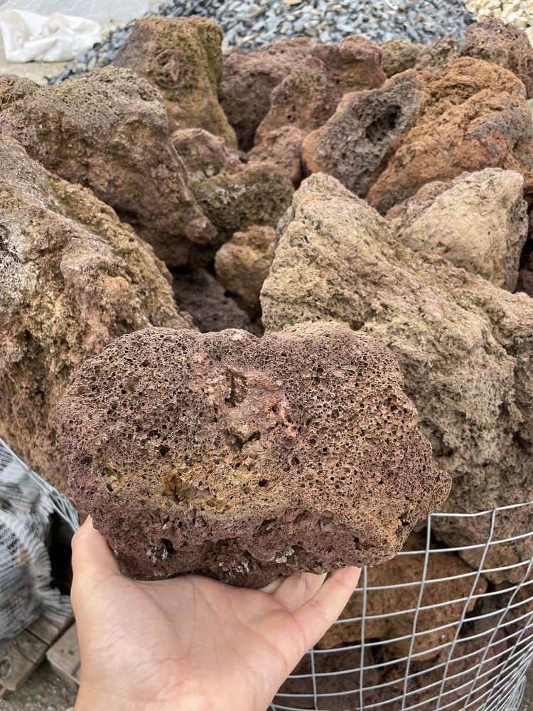 Lawa Wulkaniczna Lava Kamień Porowaty do Akwarium Terrarium Malawi