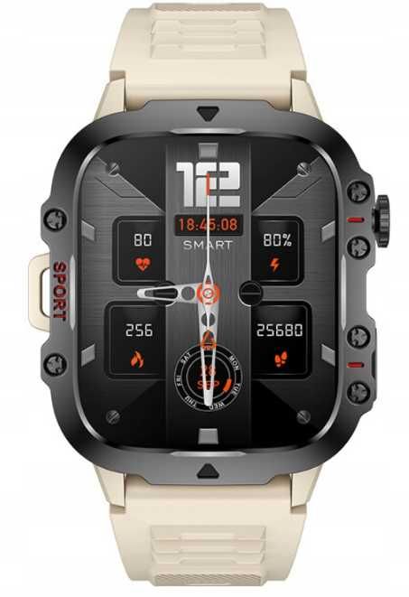 QX11 Smartwatch Bluetooth 5.0,Wyświetlacz 1,96"Baterią 420mAh ttst1421