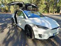 Tesla Model X Ludicrous P100D | 7 Lugares | Pele Branca | Topo de Gam