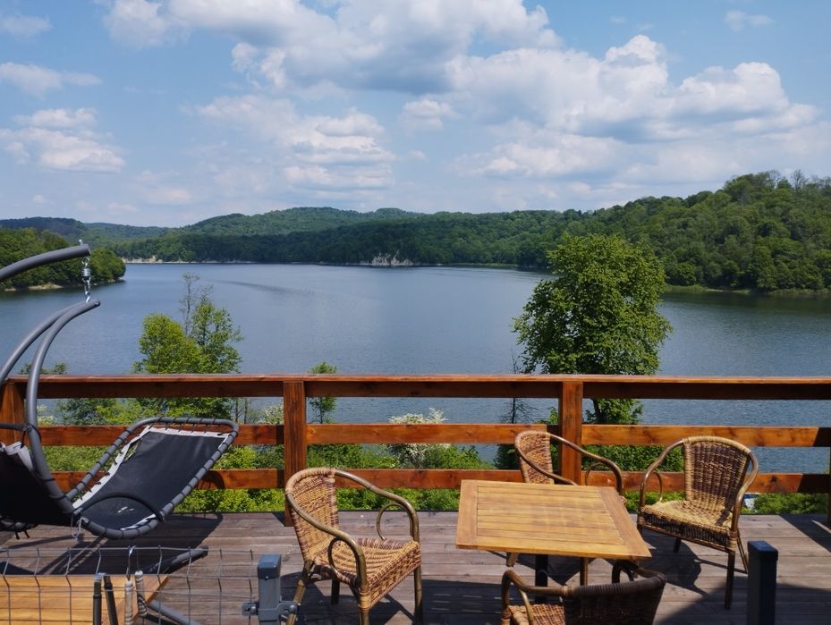 Domek Bieszczady Solina z balią.
