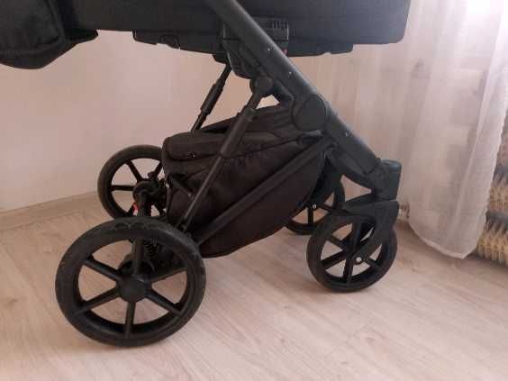 Czarny wózek 3w1 Porto