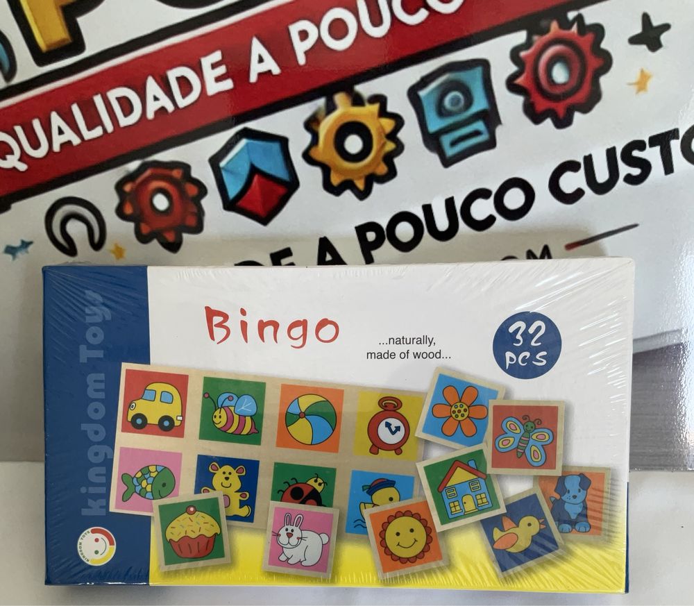 Cartões de Bingo infantil