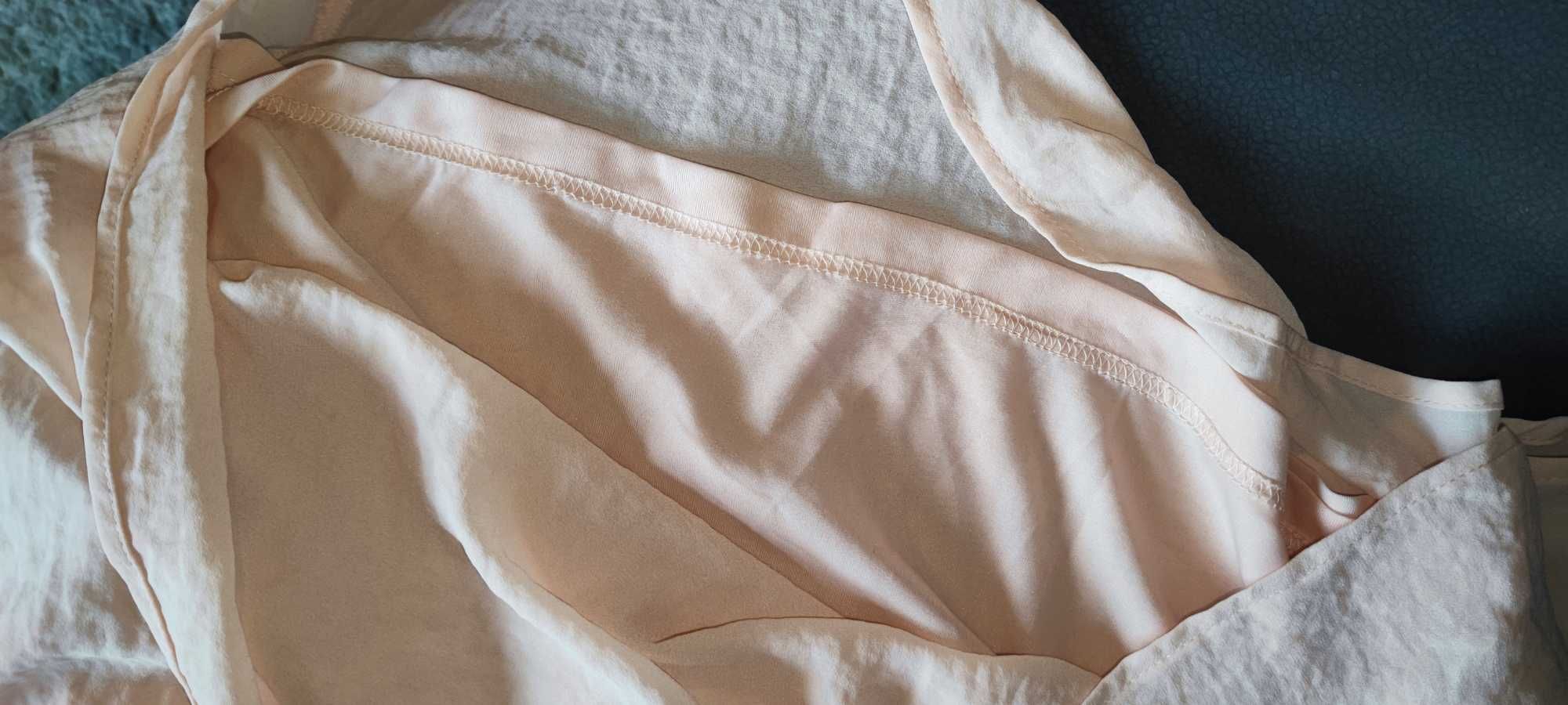 Sukienka ciążowa lato wesele różowa h&m rozmiar M