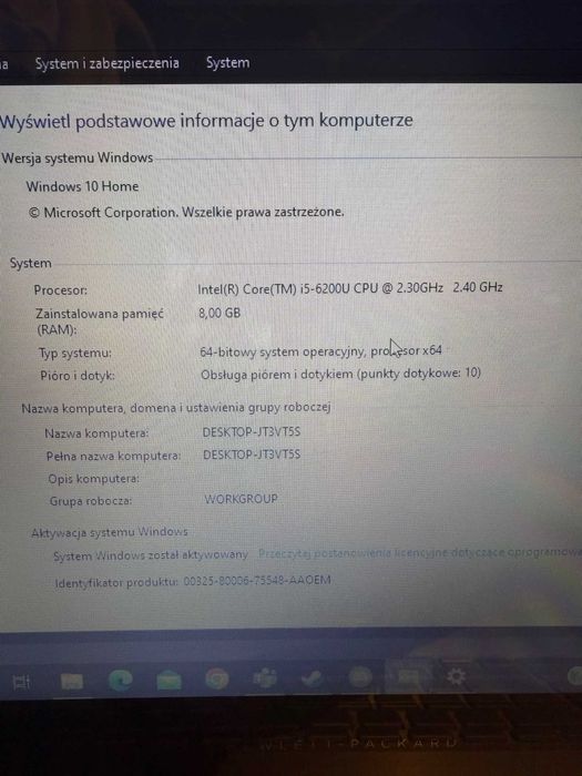 HP Envy x360 15-w151nw | i5-6200U | 8 GB RAM | 120 GB SSD | Dotykowy
