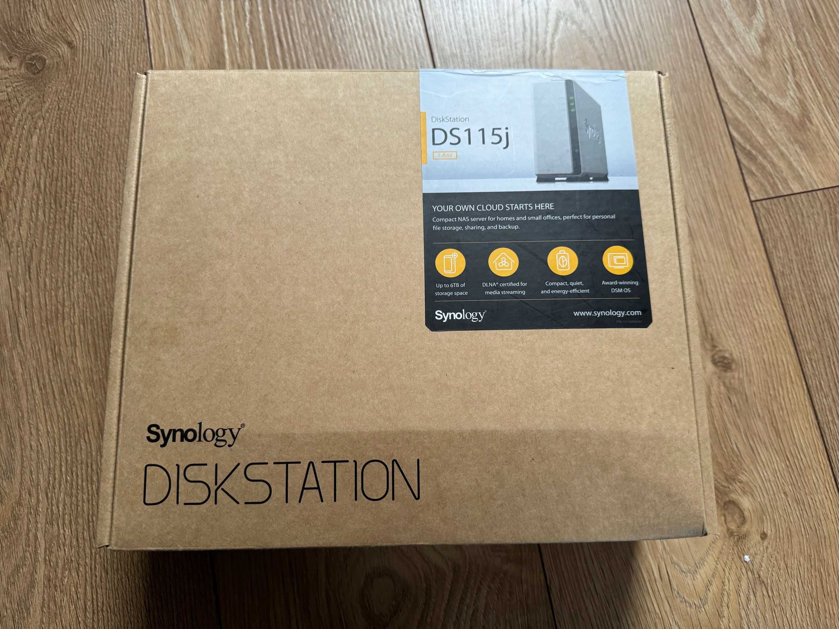 Synology DS115j (1xHDD, 800MHz, 256MB, 2xUSB, 1xLAN)