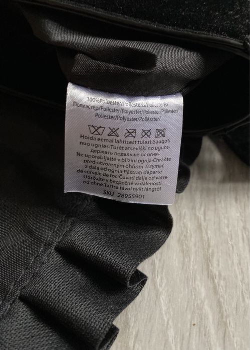 Torebka mini czarna na pasek