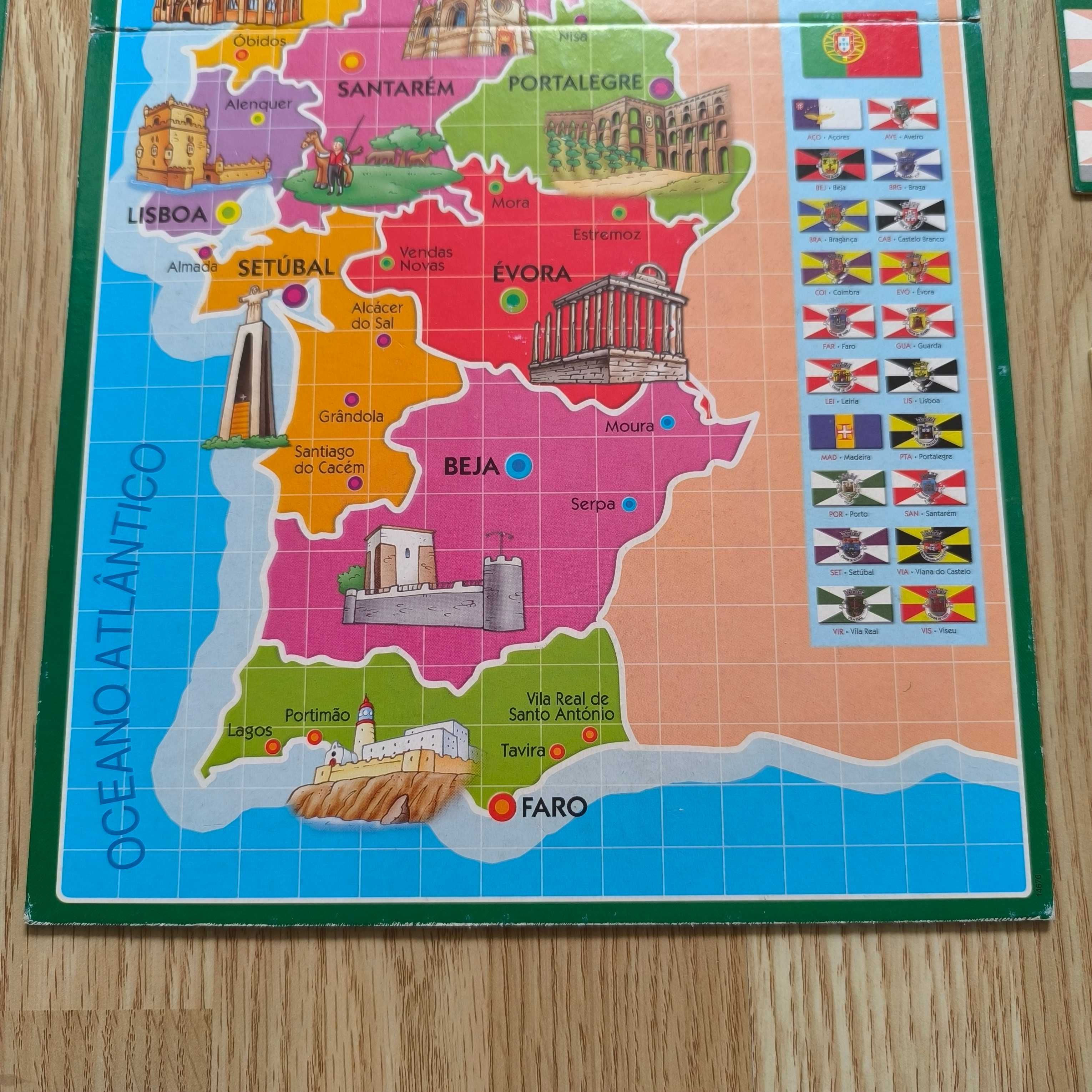 Jogo de Tabuleiro "Conhecer Portugal" (8+ anos)