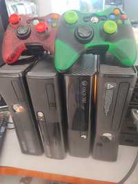 Xbox 360slim 250GB з іграми +2 провідних геймпади