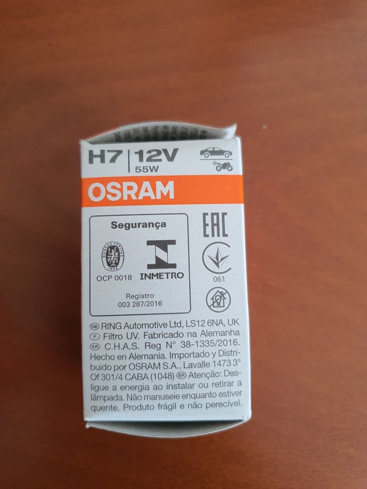 Lâmpada h7 osram original