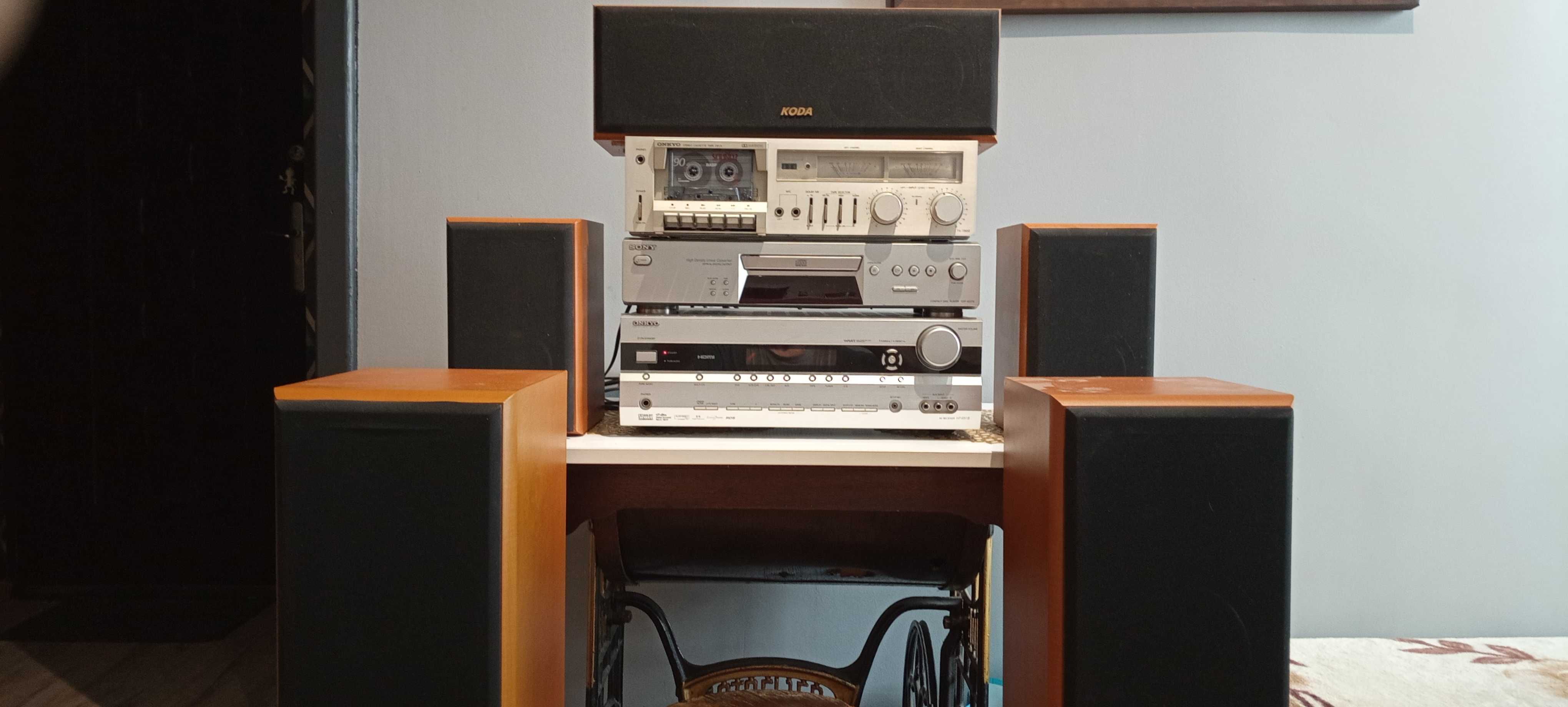 Wieża Audio 5.1 fajnie grający zestawik