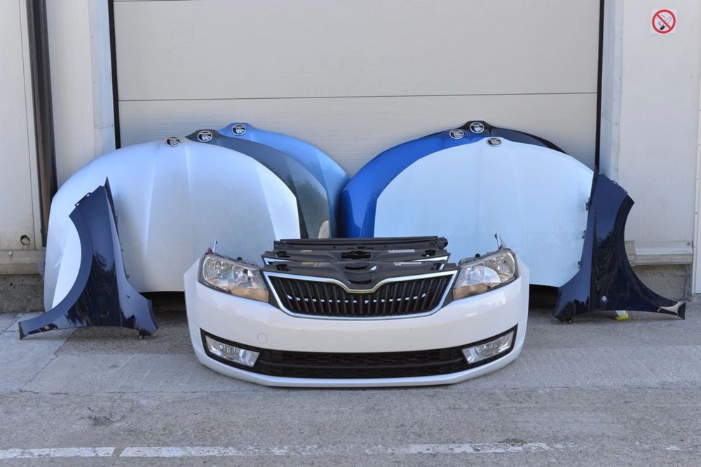 MASKA ZDERZAK BŁOTNIK LAMPA H7 XENON BELKA PAS SKODA RAPID PRZEDLIFT POLIFT