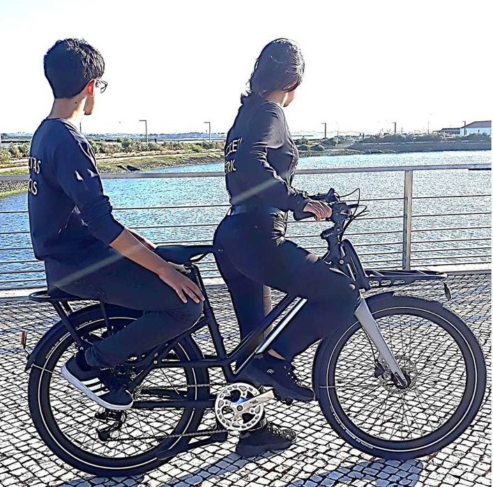 Cargo Bike Bicicleta elétrica carga Ahooga Modular 2.0 LS Full P. Rack