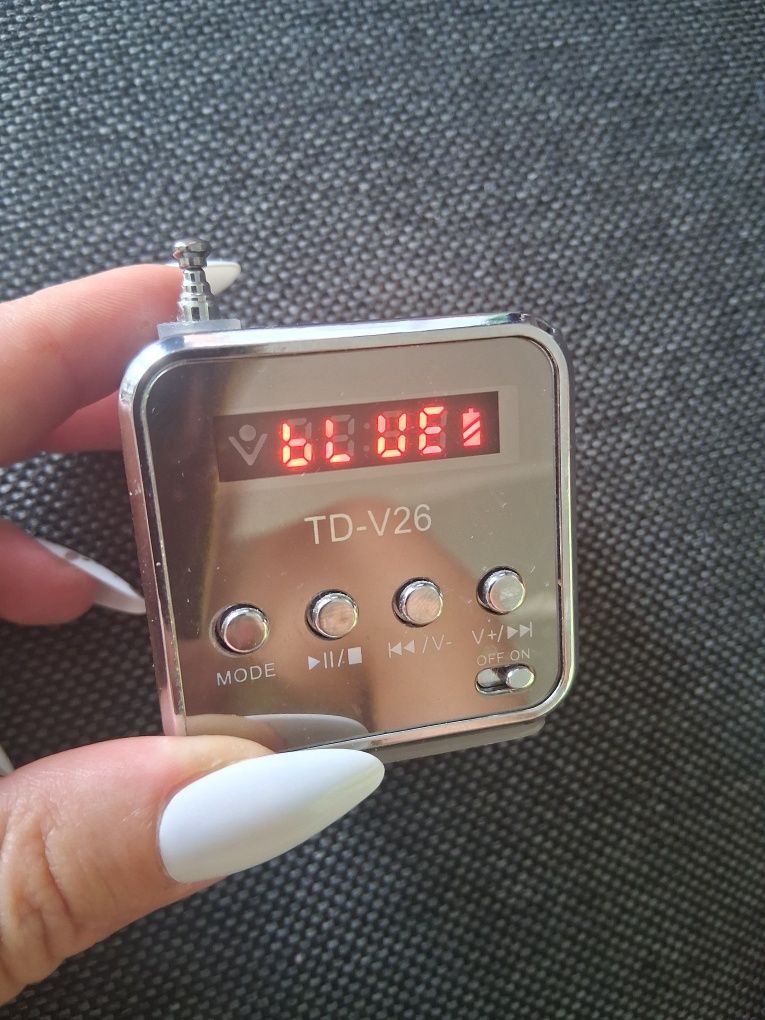 Mini radyjko przenośne bluetooth