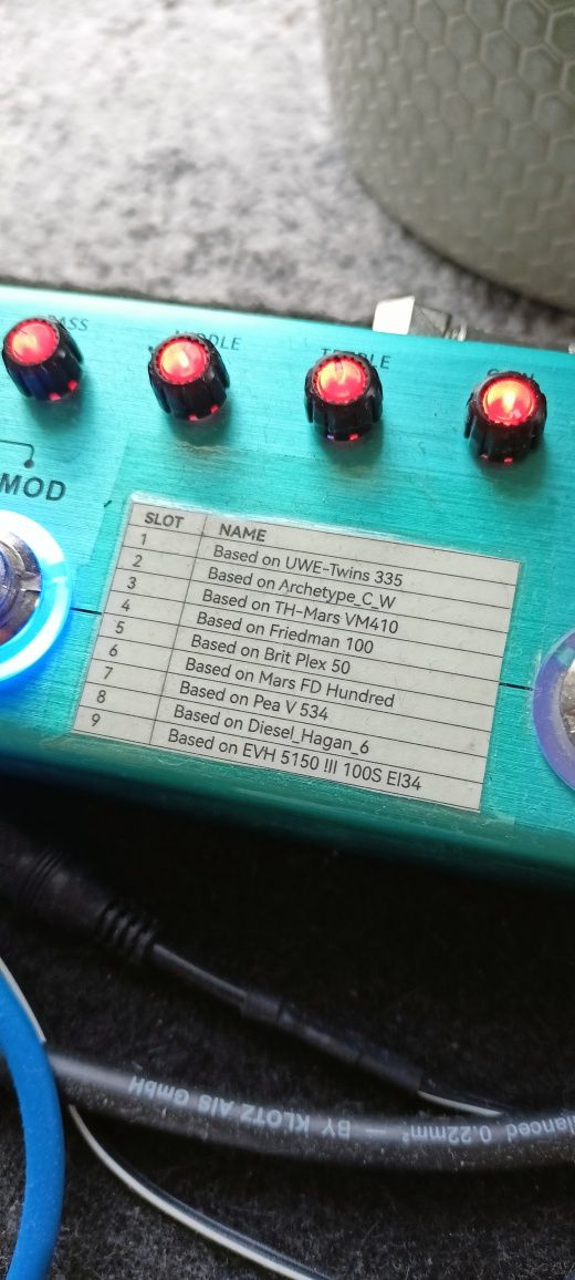 M-Vave. G-Tank. Multiefekt,interface.