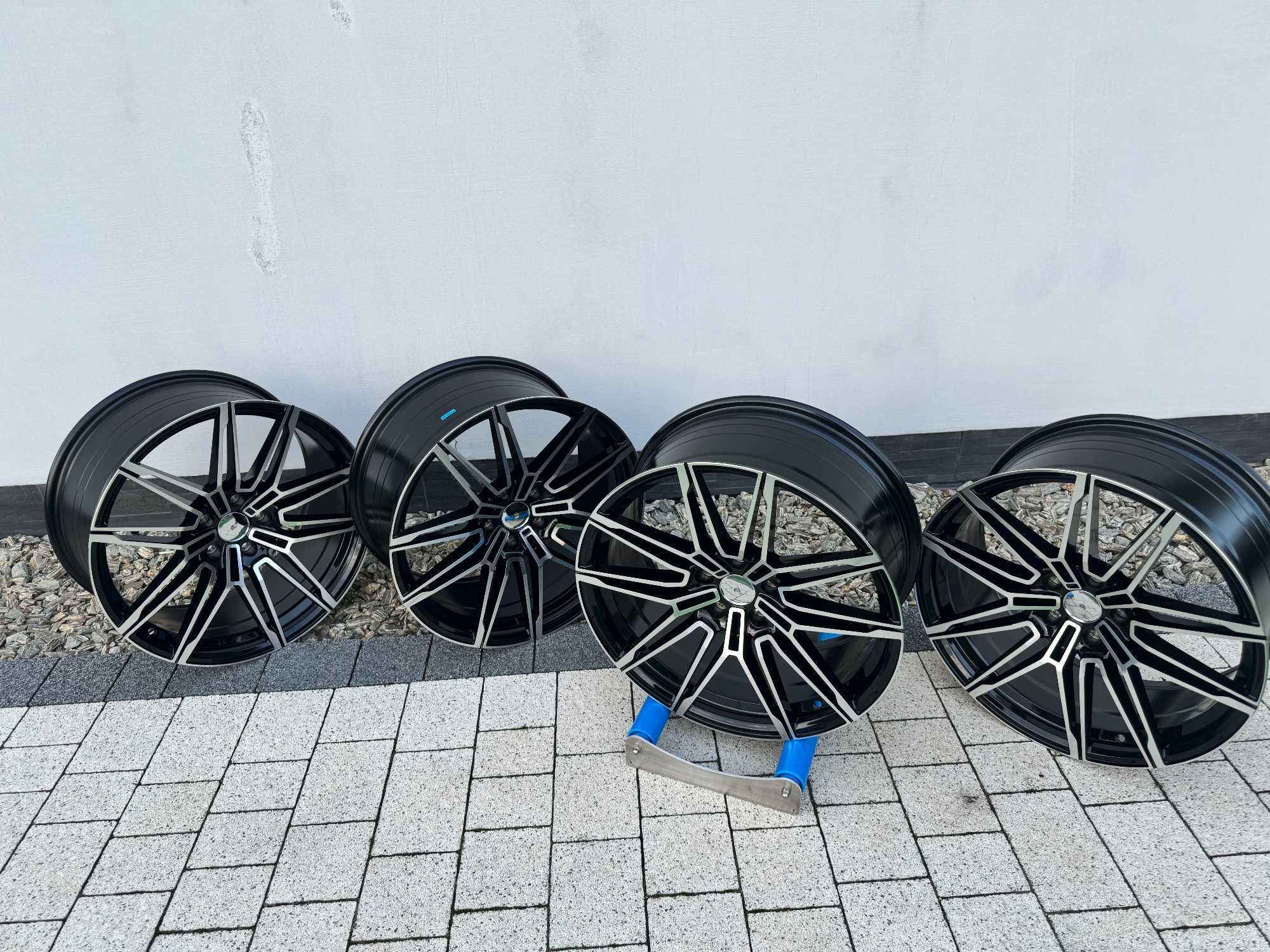 Alufelgi 5x112 Black machined Face 19