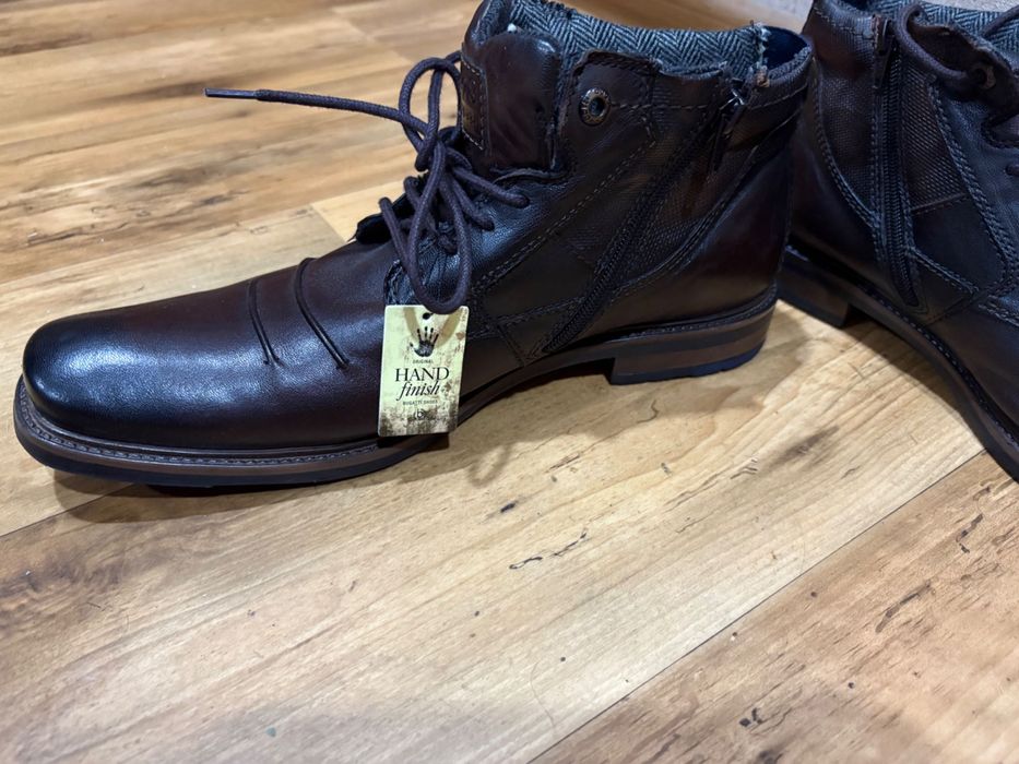 Ботинки-туфли Бугатти Bugatti Кожа