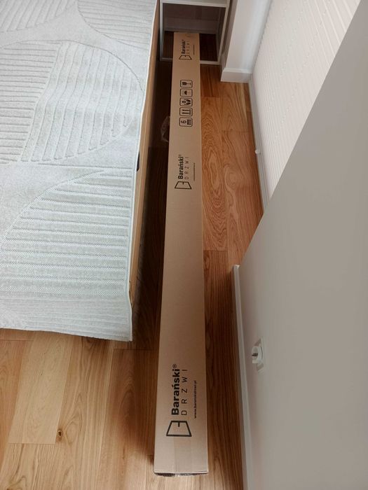 Drzwi wewnętrzne Barański Modern G.1 80cm lewe szary 14-16cm ościeżnic