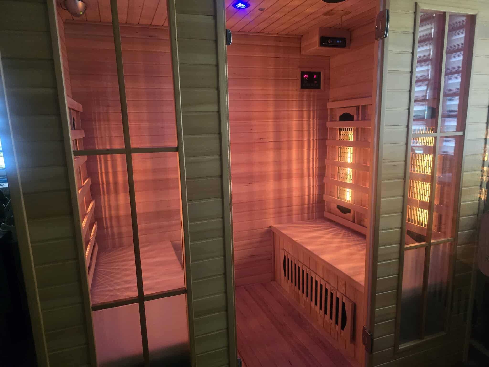 Sauna infrared , promienniki kwarcowe, jak nowa 6 osobowa