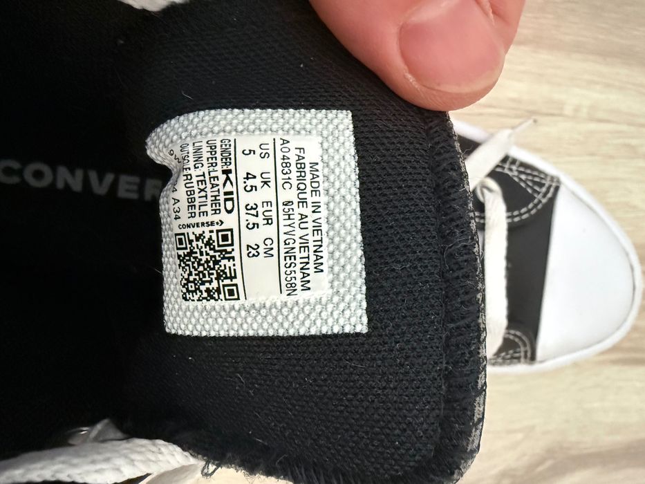 Buty Converse, skóra, rozmiar 37,5