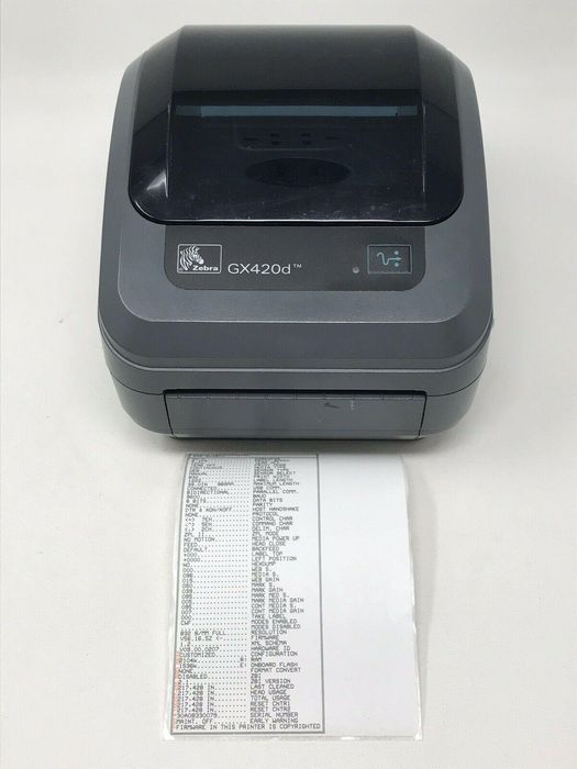 Принтер печати Zebra GK420d (GX420d) для наклеек 10x10 см.