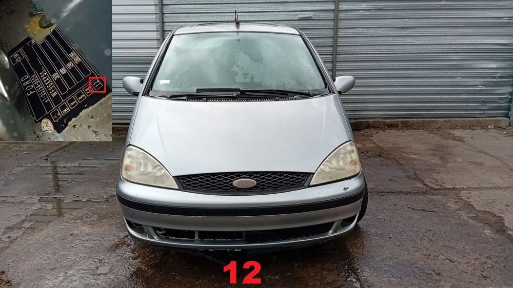 Tylko Części FORD GALAXY MK2 1.9 TDI AUY 115KM 85kW 00r–04r Lakier 12